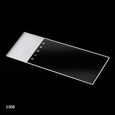 Microscope Slides, Glass, 25 x 75mm, 90 Ground Edges, Frosted, 1 End, Both Sides, 72/Box, 20 Boxes/Case (10 Gross)