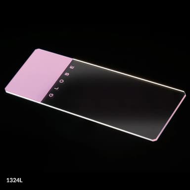 Microscope Slides, Glass, 25 x 75mm, 90 Ground Edges with Safety Corners, Lilac Frosted, 72/Box, 2 Boxes/Case (1 Gross)
