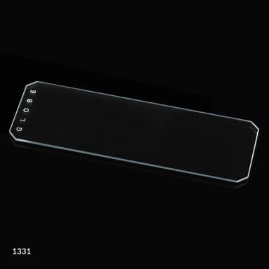 Microscope Slides, Glass, 25 x 75mm, 45 Beveled Edges, Clipped Corners, Plain, 72/Box, 2 Boxes/Case (1 Gross)