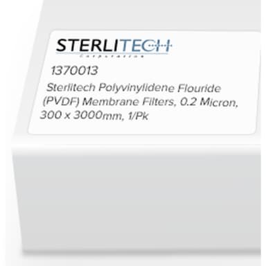 Polyvinylidene Flouride (PVDF) Membrane Filters, 0.2 Micron, 300 x 3000mm, 1/Pk