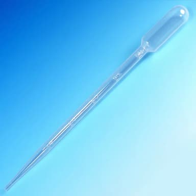 Transfer Pipet, 15mL, Graduated to 5mL, Extra Long, 215mm (8.5 Inches Long), 250/Box