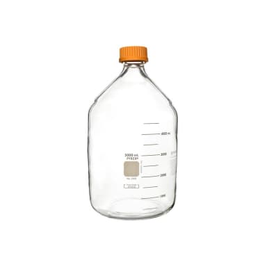 PYREX 5L Round Media Storage Bottles, with GL45 Screw Cap