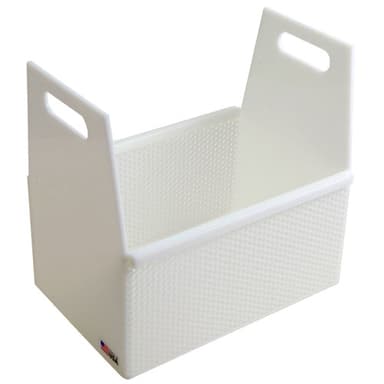 Basket Dip Rect Side Hand, HDPE 12x8x6", 1/EA