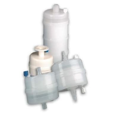 Glass Fiber Media Capsule Filter, 1.0 Micron, 1.5" Sanitary Flange Inlet&Outlet, EFA: 3.7sqft, OAL: 12.7in (CFGF0137YY)