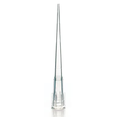 Pipette Tip, 0.1 - 10uL XL, Certified, Universal, Low Retention, Graduated, 45mm, Extended Length, Natural, STERILE, 1000/Stand-Up Resealable Bag - cs-40000