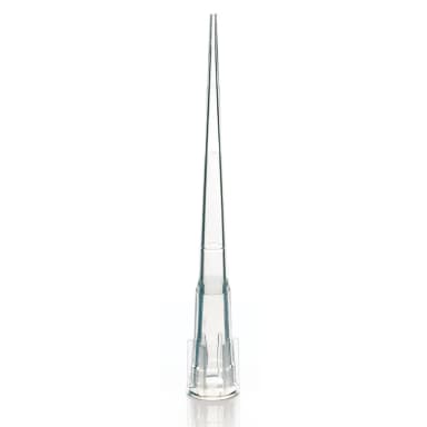 Pipette Tip, 0.1 - 10uL XL, Certified, Universal, Low Retention, Graduated, 45mm, Extended Length, Natural, STERILE, 96 Tips/Refill Plate, 10 Refill Plates/Box - CS/4800