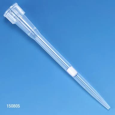 Filter Pipette Tip, 0.1 - 20uL, Certified, Universal, Low Retention, Graduated, 45mm, Natural, STERILE, 96/Rack, 10 Racks/Box - CS/4800