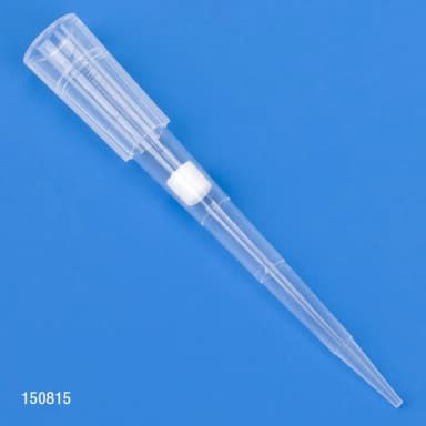 Filter Pipette Tip, 1 - 100uL, Certified, Universal, Low Retention, Graduated, 54mm, Natural, STERILE, 96/Rack, 10 Racks/Box - CS/4800
