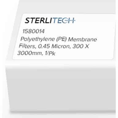 Polyethylene Membrane Filters, 0.45 Micron, 300 X 3000mm, 1/Pk