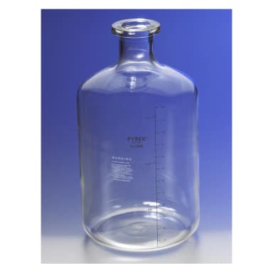 PYREX 9.5L Solution Carboy with Tooled Neck and Graduations