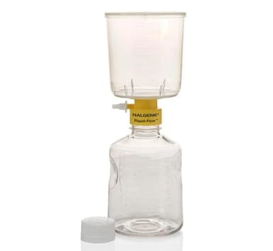 1000 mL Rapid-Flow Filter Unit 0.45 µm SFCA membrane, 90mm dia