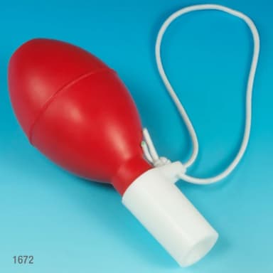 Pipette Filler, Universal Safety Pipette Bulb, Synthetic Rubber and Silicone, Red - CS/100