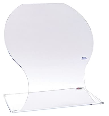 Splash Shield Bench Top, Acrylic, 1/EA