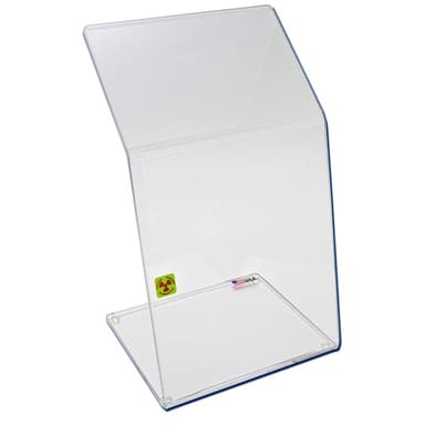 Beta Shield Dual Bend, Acrylic 15x9x8", 1/EA