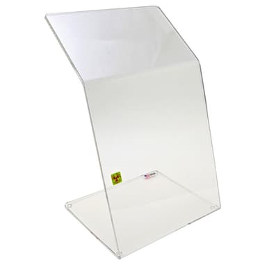 Beta Shield Dual Bend, Acrylic 20x12x10", 1/EA