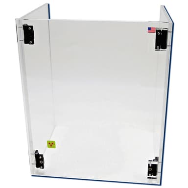 Beta Shield Hinged, Acrylic, 1/EA