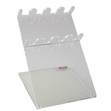 Pipettor Holder 4 Place, Acrylic 12x8x8", 1/EA