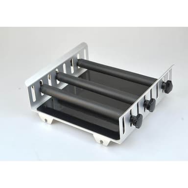 Universal Platform for 2.5KG Linear/Orbital Shaker for use with various types of flasks/vessels with vertical adjustment (3) clamping bars. (NEW!)