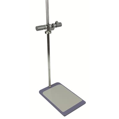 Plate stand, including support rod and clamp, 1290-1L CL, SCILOGEX