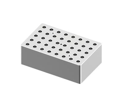 Block, used for 0.5mL tubes, 40 holes