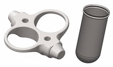 4 x Buckets & 4 x 2 tubes 50mL capacity including adapters
