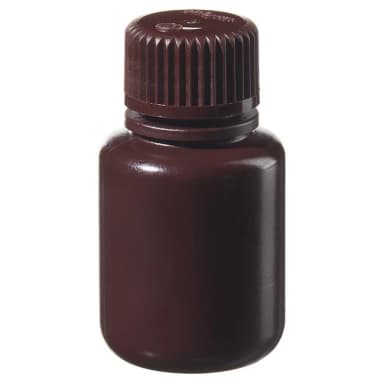 Amber Narrow-Mouth Bottle HDPE 30 mL