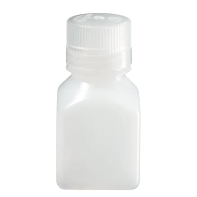 Narrow-Mouth Square Bottle HDPE 125 mL