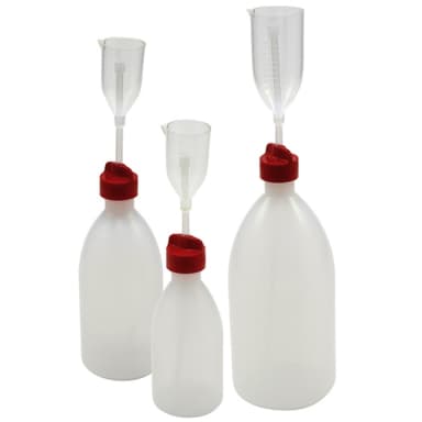 Bottle Adj Vol Disp, LDPE/PMP 500mL, 10/CS