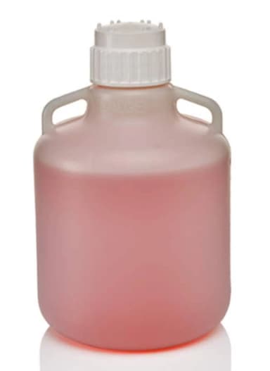 Fluorinated Carboy with Handles FLPE 10 L