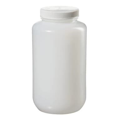 Large Wide-Mouth Bottle HDPE 4 L