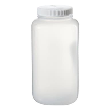 Large Wide-Mouth Square Bottle PP 4 L