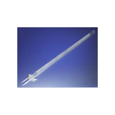 PYREX 25mL Serialized/Certified Class A Precision Bore Buret with Glass Standard Taper Stopcock