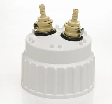 Quick Filling Venting Closure 83B 2 Ports for 1/4" Tubing 83mm