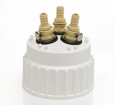 Quick Filling Venting Closure 83B 3 Ports for 3/8" Tubing 83mm