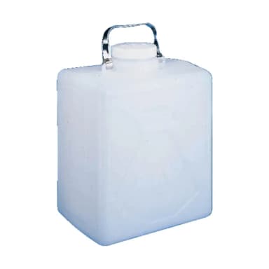 Carboy Rectangular HDPE w/SS Handle 9L