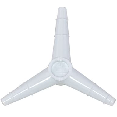 Tubing Connector Equal Y, PP 6-8mm, 100/CS