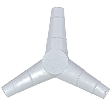 Tubing Connector Equal Y, PP 8-10mm, 100/CS