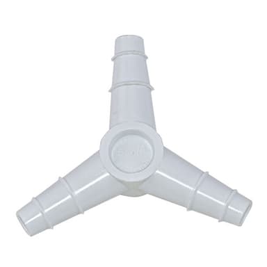 Tubing Connector Equal Y, PP 10-12mm, 100/CS