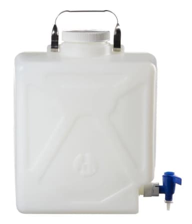 Rectangular Carboy with Spigot HDPE 20 L