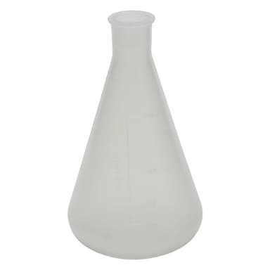 Flask Erlenmeyer, PP 250mL, 6/CS