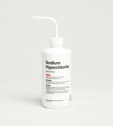 RTU Wshbtl LDPE SodiumHypochlorite;500mL