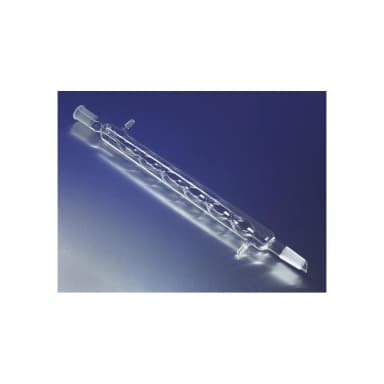 PYREX 3 Bulb Allihn Condensers, Drip Tip, with 19/38 Standard Taper Outer and Inner Joints