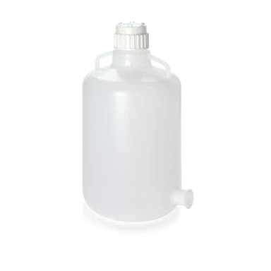 Carboy w/Sanitary Bottom Flange PP 10L