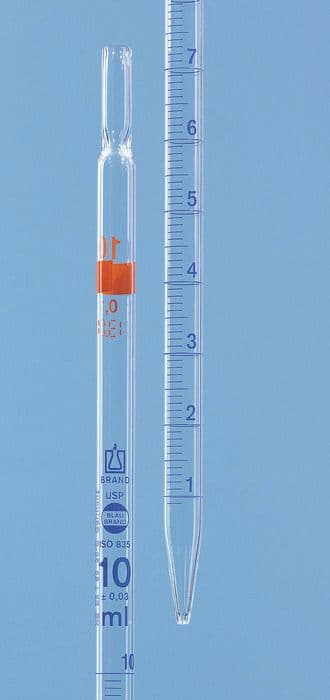 Graduated Pipette, USP BBR, AS, Typ 2.5:0.05mL, pk of 12