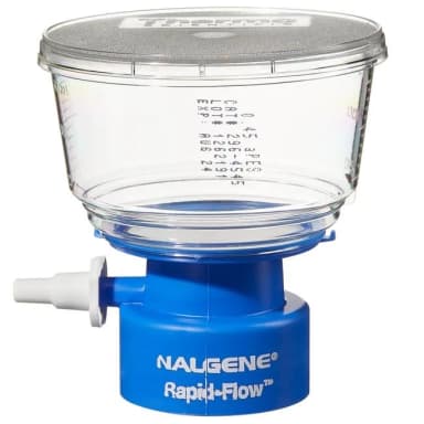 150 mL Rapid-Flow Bottle Top Filter 0.45 µm aPES membrane, 50mm dia 45mm neck