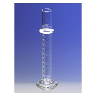 PYREX Single Metric Scale, 10mL Graduated Cylinder, TC, with Funnel Top