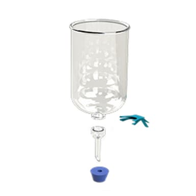 13mm Glass Microanalysis Holder, 1000 ml, KG 13 C (For use with 25mm membranes)