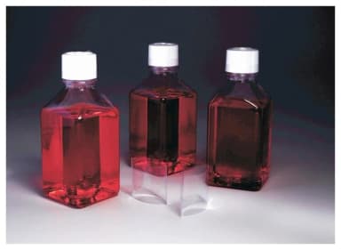 Shrink Band for NALGENE PETG Square Media Bottles w/ 20-415 HDPE Closure