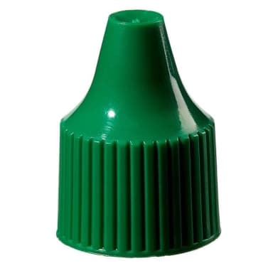 Closure for NALGENEDropper Bottles, PP Green (15-415)