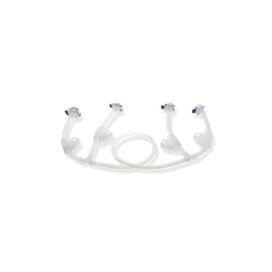 Corning CellCube Double-T Tubing Manifold, 3/8ID Thermoelastic Tubing, 4 Aseptic Connectors, Sterile, 1 per bag, 2 per case